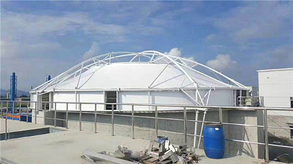 膜结构污水池盖