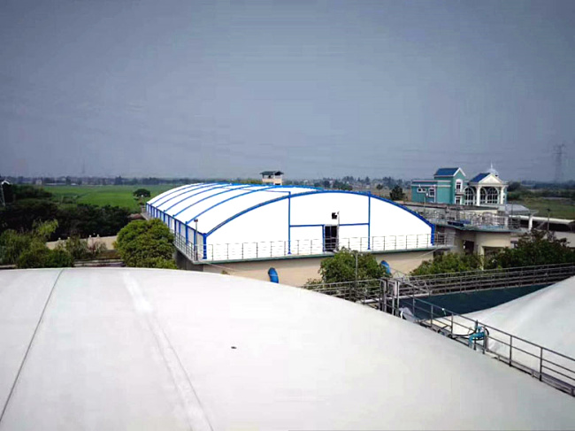 膜结构污水池盖