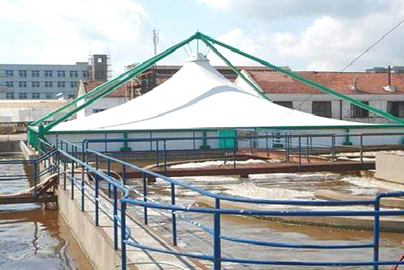 膜结构污水池盖