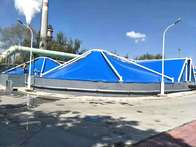 膜结构污水池盖